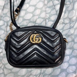 GG Marmont mini shoulder bag pre loved.